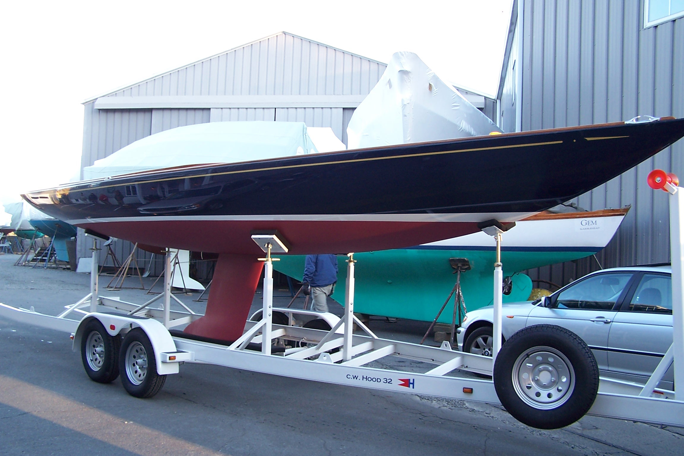 35 ft sailboat trailer