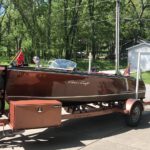 1948 Chris Craft 17 Deluxe and Trailer