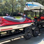 2-Sea Doo RXTX and 1-Sea Doo GTX Trailer