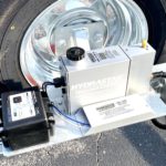 Electric Over-Hydraulic Brakes on a boat trailer