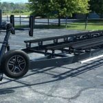 Pontoon boat trailer