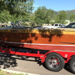 1951 Chris Craft 19 Holiday and custom boat trailer
