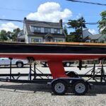 Sailboat in a custom Loadmaster trailer