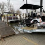 Customer boat trailer from Loadmaster Trailers
