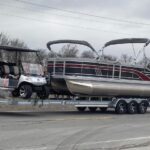Custom Pontoon Plus Boat trailer from Loadmaster
