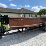1948 antique boat with Loadmaster trailer