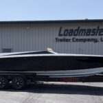 Pier 53 with powerboat on a Loadmaster Trailer
