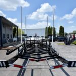 Sailboat Loadmaster Trailer facing the stern